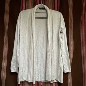 ZARA OPEN KNIT CARDIGAN- SIZE SMALL CREAM